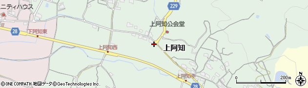 岡山県岡山市東区上阿知周辺の地図