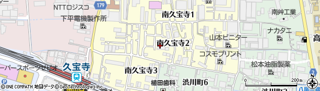 八尾市南久宝寺2丁目52 B駐車場周辺の地図