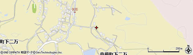 岡山県倉敷市真備町下二万695周辺の地図