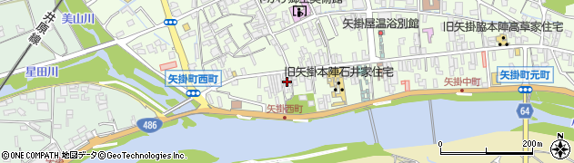 矢掛町地域活動支援センターほたるの会周辺の地図