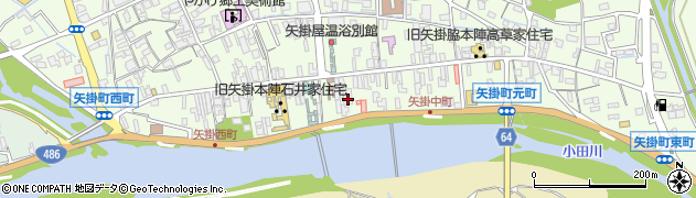 中国銀行矢掛支店 ＡＴＭ周辺の地図