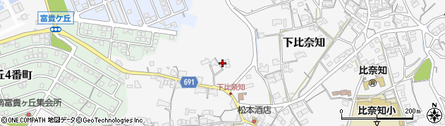 三重県名張市下比奈知2391周辺の地図