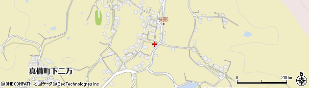 岡山県倉敷市真備町下二万413周辺の地図