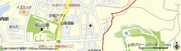 室山運輸株式会社　岡山営業所周辺の地図