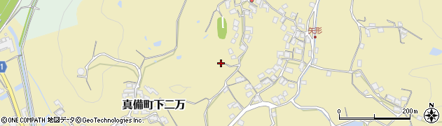 岡山県倉敷市真備町下二万291周辺の地図