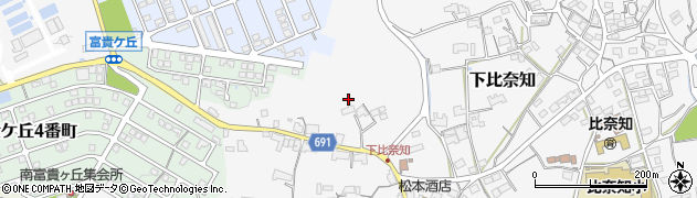 三重県名張市下比奈知2425周辺の地図