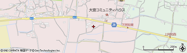 岡山県岡山市東区下阿知826周辺の地図
