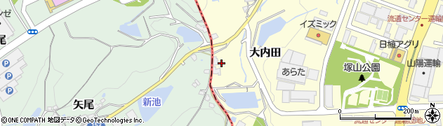 岡山県岡山市北区大内田1195周辺の地図