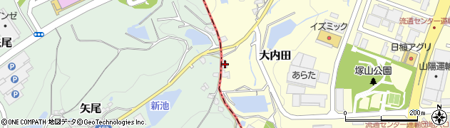 岡山県岡山市北区大内田1196周辺の地図