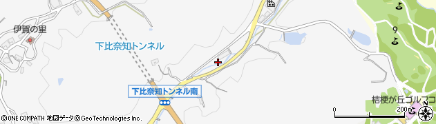 三重県名張市下比奈知3503周辺の地図