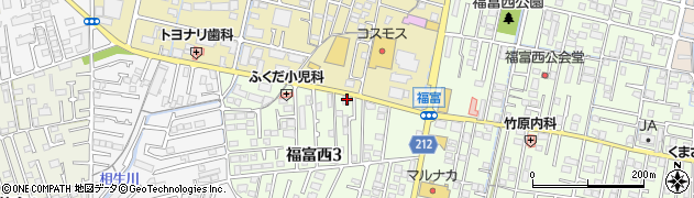 成田家 福富店周辺の地図