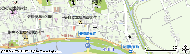 三宅　陶器店周辺の地図