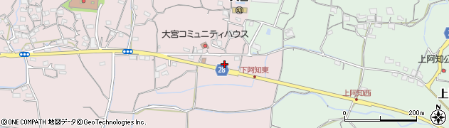 岡山県岡山市東区下阿知813周辺の地図
