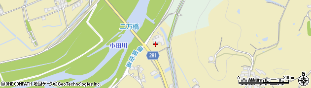 岡山県倉敷市真備町下二万1813周辺の地図