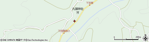 奈良県宇陀市室生下笠間748周辺の地図