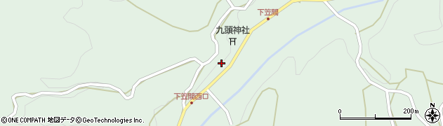 奈良県宇陀市室生下笠間740周辺の地図
