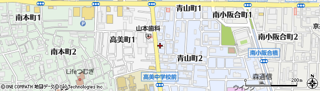 [葬儀場]I&F 八尾青山ホール周辺の地図