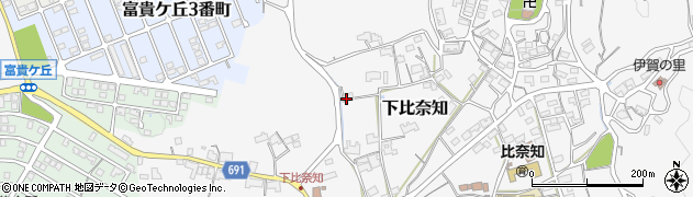 三重県名張市下比奈知2137周辺の地図