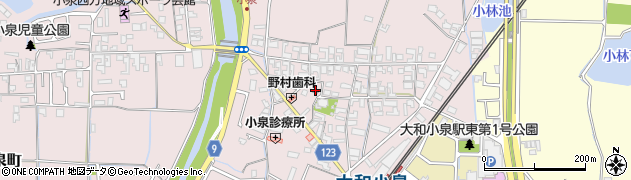 小泉市場土地改良区事務所周辺の地図