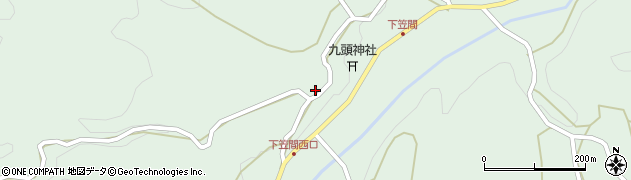 奈良県宇陀市室生下笠間730周辺の地図