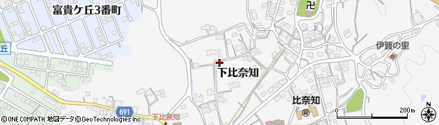 三重県名張市下比奈知2160周辺の地図
