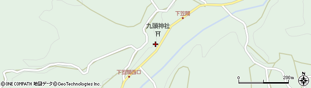 奈良県宇陀市室生下笠間742周辺の地図