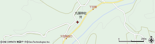 奈良県宇陀市室生下笠間738周辺の地図