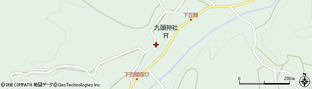 奈良県宇陀市室生下笠間739周辺の地図