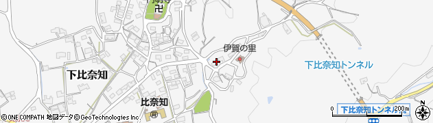 三重県名張市下比奈知3339周辺の地図