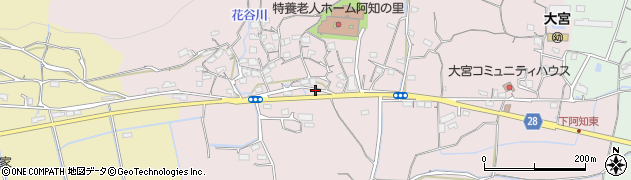 岡山県岡山市東区下阿知592周辺の地図
