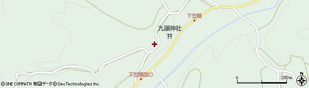 奈良県宇陀市室生下笠間731周辺の地図