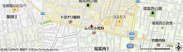 ベクトル　豊成店周辺の地図