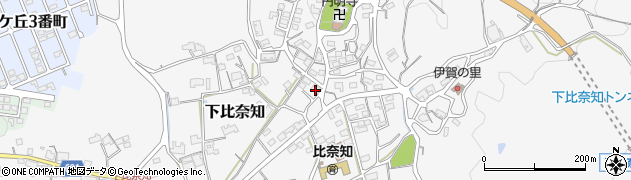 三重県名張市下比奈知1755周辺の地図