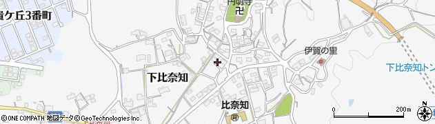 三重県名張市下比奈知1754周辺の地図