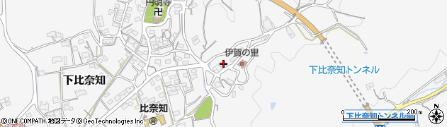 三重県名張市下比奈知3353周辺の地図