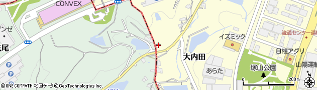 岡山県岡山市北区大内田1210周辺の地図