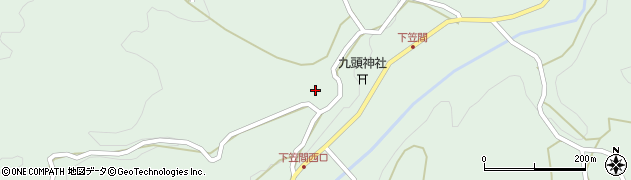奈良県宇陀市室生下笠間824周辺の地図