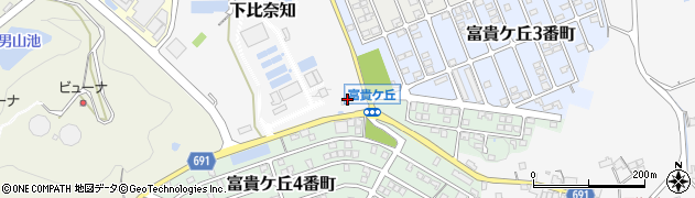 三重県名張市下比奈知1216周辺の地図