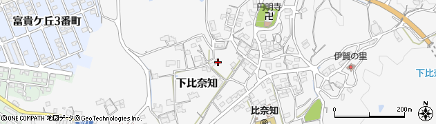 三重県名張市下比奈知2209周辺の地図