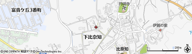 三重県名張市下比奈知2190周辺の地図