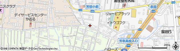 アルファステイツ泉田周辺の地図