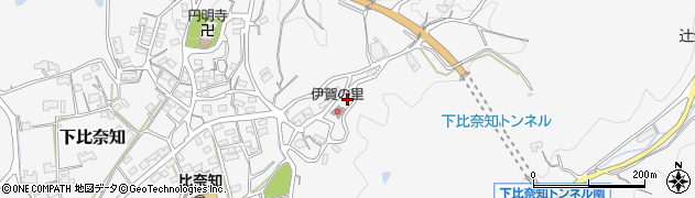 三重県名張市下比奈知3455周辺の地図