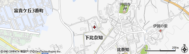 三重県名張市下比奈知2191周辺の地図