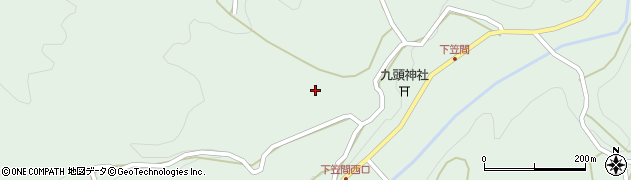 奈良県宇陀市室生下笠間724周辺の地図