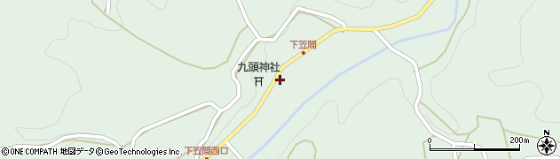 奈良県宇陀市室生下笠間445周辺の地図