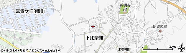 三重県名張市下比奈知2192周辺の地図