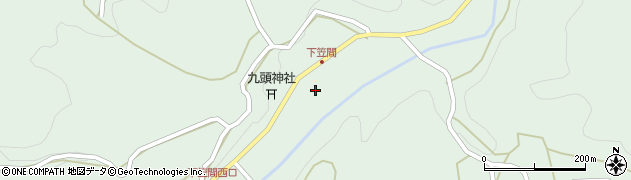 奈良県宇陀市室生下笠間437周辺の地図