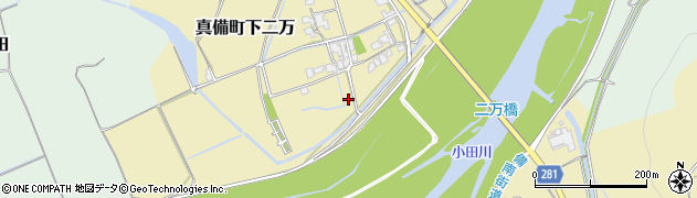 岡山県倉敷市真備町下二万2096周辺の地図