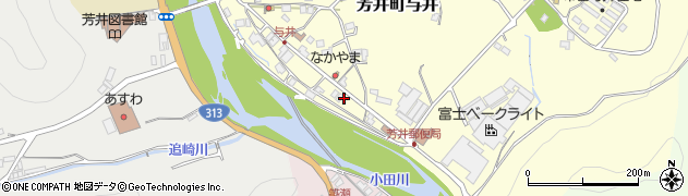 岡山県井原市芳井町与井172周辺の地図