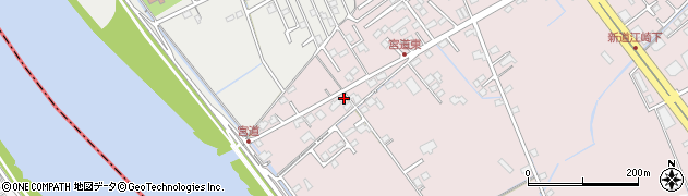 岡山県岡山市中区江崎17周辺の地図